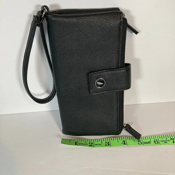 Nautica "Sail Twice" Black Wristlet Wallet RFID Protection, New with‎ Tags - Picture 5 of 9